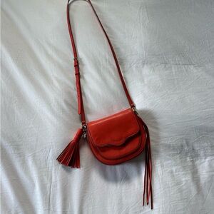 Rebecca Minkoff Red Crossbody Bag with Tassel